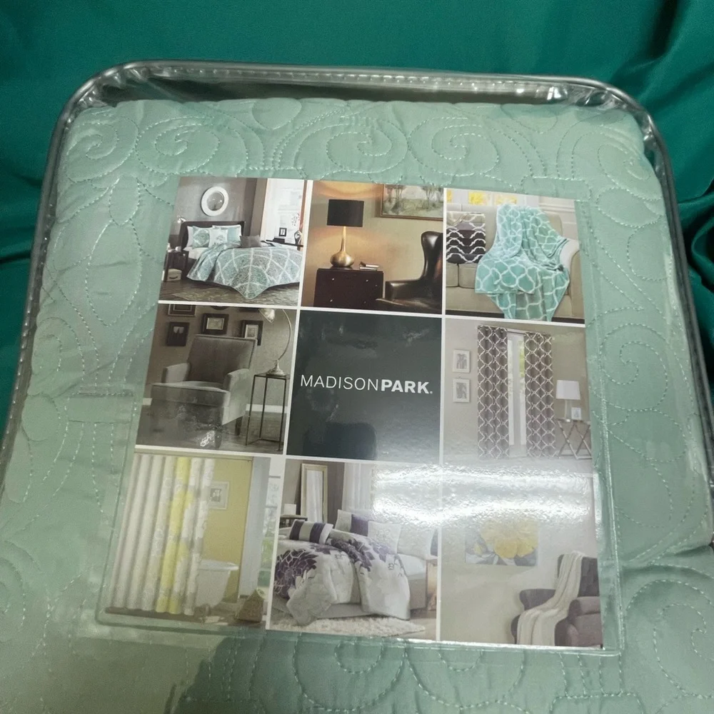 Bedspread Set Seafoam Green